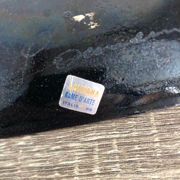 Vtg Italian Abstract Multicolor Enamel Art Dish - Picture 8 of 12